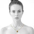 Solid 925 Sterling Silver Initial Alphabet Personalised Disc Necklace